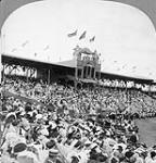 (Quebec Tercentenary) 15,000 people from all parts of the world witnessing the historic pageants on the Plains of Abraham 1908 July 25