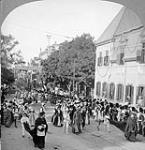 (Quebec Tercentenary) The historical procession - Ecclesiastical figures of the court of Henry IV 1908 July