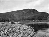 [Logs on the Gatineau River, P.Q.] ca. 1900 - ca. 1939