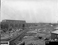 During early days of construction, Experimental Bldg. to right. Canadian Aeroplanes Ltd., Toronto, Ont Mar. 15th 1917