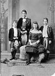 L. to R. Archie, Haddo, Marjorie and Dudley Gordon, children of Lord Aberdeen Jan. 1894