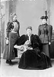 L. to R.: Marjorie Gordon, Lady Aberdeen (née Ishbel Marjoribanks) and unidentified lady Jan. 1897