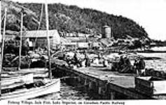 Fishing Village, Jack Fish, Lake Superior, on Canadian Pacific Railway n.d.