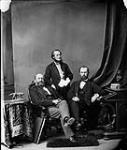 L. to R.: Hon. George Luther Hatheway, (Premier of New Brunswick), Hon. William Wedderburn, and Hon. Stevenson, (Surveyor-General of New Brunswick) Oct. 1871