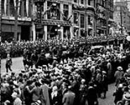 Lt. J. Thad Johnson's [funeral procession on down] Wellington Street 3 July 1927