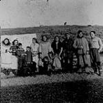 Harrowby Bay, N.W.T., Members of Wolki and Carpenter families c. 1957