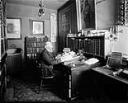 Interior of R.J. Wickstead's office [Notary Public] (110 Wellington Street) Jan. 1896
