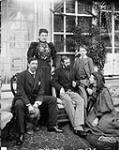 L. to R.: Capt. John Sinclair, (comptroller of Lord Aberdeen's household), Lady Aberdeen, Lord Aberdeen, Archie Gordon, and Marjorie Gordon Apr. 1897