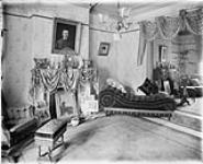 Drawing room of F.E. Cadarette residence (181 Metcalfe Street, between Gloucester and Lisgar Streets, Ottawa) Oct. 1897