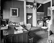 The Earl of Aberdeen's Study at Rideau Hall, Ottawa, Ontario July, 1898