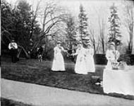 Maid and Cows - "May Day" group at Rideau Hall May 1898