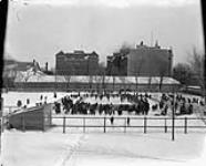 Ice rink, Model School, Ottawa, Ontario. February, 1912 Feb. 1912