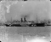 The Frederik VIII, World War I hospital ship, from Denmark [ca. 1914].