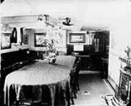 Wardroom of H.M.S. "Tribune", North America and West Indies Squadron [ca. 1901].