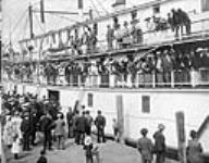 S.S. OKANAGAN at the wharf 12 July 1909