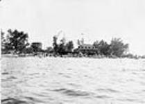 The Kelowna Regatta from the lake 1909