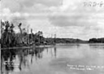 Stopping place, six mile point, Athabasca River 1911