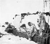 Inuit aboard the "Teddy Bear" ca. 1909 - 1914
