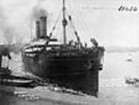 Transport "Caledonia" leaving Saint John, New Brunswick, with 26th Battalion and Ammunition Column C.E.F 13 June 1915
