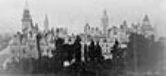 Parliament buildings from Chateau Laurier 1910