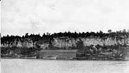 Lumber and Fish Tugs at Wiarton, Ontario, 1924 - Limestone in background 1923 - 1924