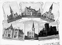 Winnipeg Churches: Knox Presbyterian; Holy Trinity; St. Andrew's; Grace Methodist; St. Mary's; St. Stephen's Presbyterian, Rev. Dr. Chas. W. Gordon (Ralph Connor) Minister ca. 1900-1925