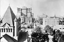 Devonshire Apartments, C.P.R. (Canadian Pacific Railway) Hotel and Wesley Methodist Church ca. 1900-1925