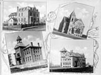 R.C. Convent; Edmonton Central Public School; Edmonton High School; Strathcona Public School ca. 1900-1925