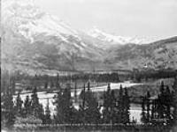Bow River Valley looking East from Tunnel Mountain ca. 1900-1925