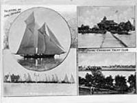 Yachting on Lake Ontario; Royal Canadian Yacht Club; Ice Boats on Lake Ontario; At Island Park ca. 1900-1925