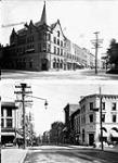 Burlington Savings Bank and College Street; Church Street from College St. North ca. 1900-1925