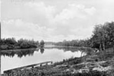 View up River Thames from Power House, Springbank Park ca.1920