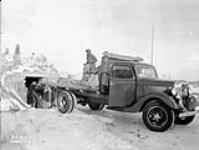 (Relief Projects - No. 19). Unloading supplies Dec. 1935