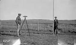 (Relief Projects - No. 20). Surveying party at work in preparation of a contour map Apr. 1935