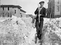 (Relief Projects - No. 21). Removing snow from roads Mar. 1935
