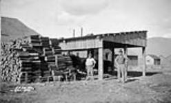 (Relief Projects - N0. 24). The new wood shed Oct. 1933