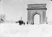 (Relief Projects - No. 37). Snow shovelling at the RMC Jan. 1936