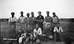 (Relief Projects - No. 42). The soccer team at Project 37 Aug. 1933