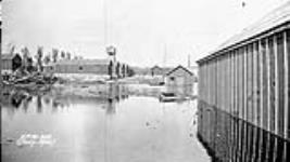 (Relief Projects - No. 51). View showing the result of high water at Camp 2 July 1934