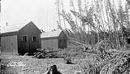 (Relief Projects - No. 51). Result of a storm at Camp 5 July 1934