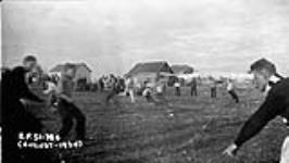 (Relief Projects - No. 51). Potato race at Camp 1 Aug. 1934