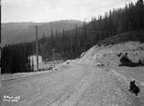 (Relief Projects - No. 64). A completed section [of the road] July 1935