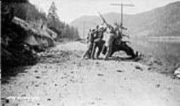 (Relief Projects - No. 89). Widening around Nicola Lake July 1933