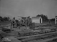 (Relief Projects - No. 110). Making concrete blocks Aug. 1934