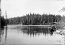 View on Red River, Alberta, 1889