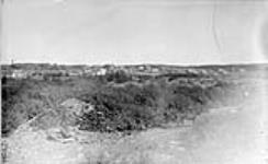 General view of Goldenville from the West end of the anticline looking Eastward, Guysboro Co., N.S 1892