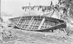 Moosehide boat, Gravel River, [Mackenzie District, N.W.T.] May, 1908 May 1908