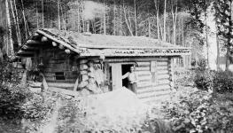 Trapper's cabin on Parsnip River, B.C