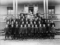 Group of immigrant boys from Scotland arriving in Canada ca 1920 - 1930