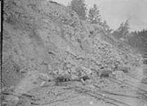 Quarry in [Matheson] volcanics, [Albert Head], B.C 1910